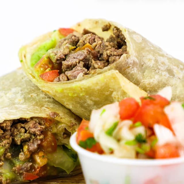 Carne Asada Burrito.