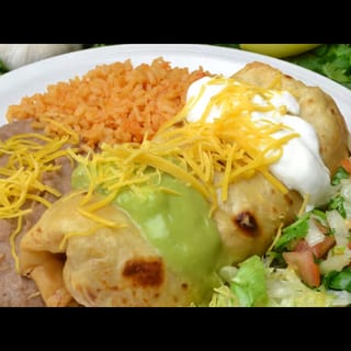 #3 Chimichanga Combo Plate