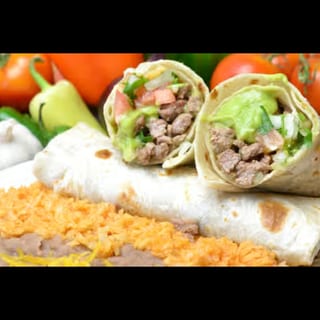 #7 Burrito Combo Plate